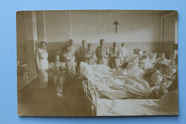 Ansichtskarte Foto AK Koblenz Coblenz 1915 Lazarett Soldaten Krankenhaus Verwundete Krankenschwester Architektur Ortsansicht Rheinland Pfalz